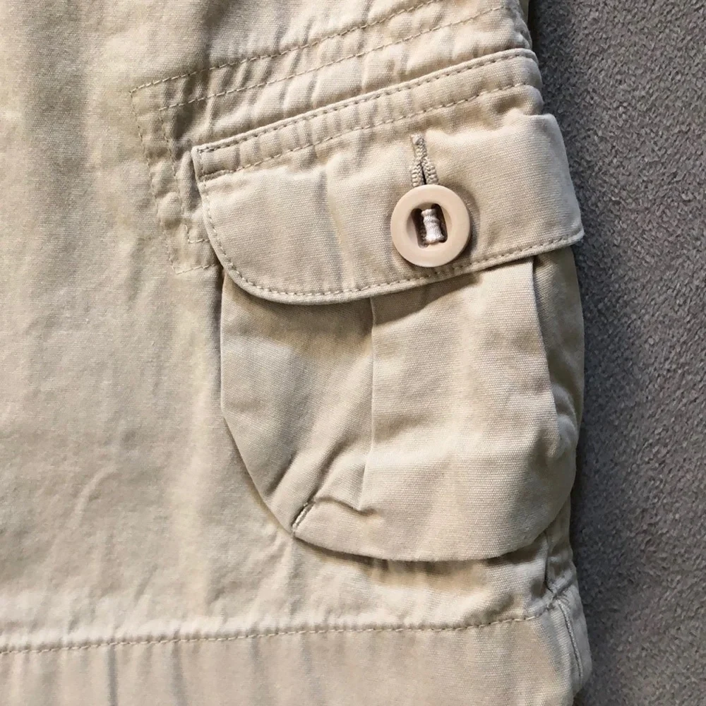 Land's End Skirt Girls Size 10 Tan Khaki Cargo‎